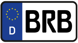 Grafik KFZ-Kennzeichen BRB