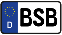 Grafik KFZ-Kennzeichen BSB